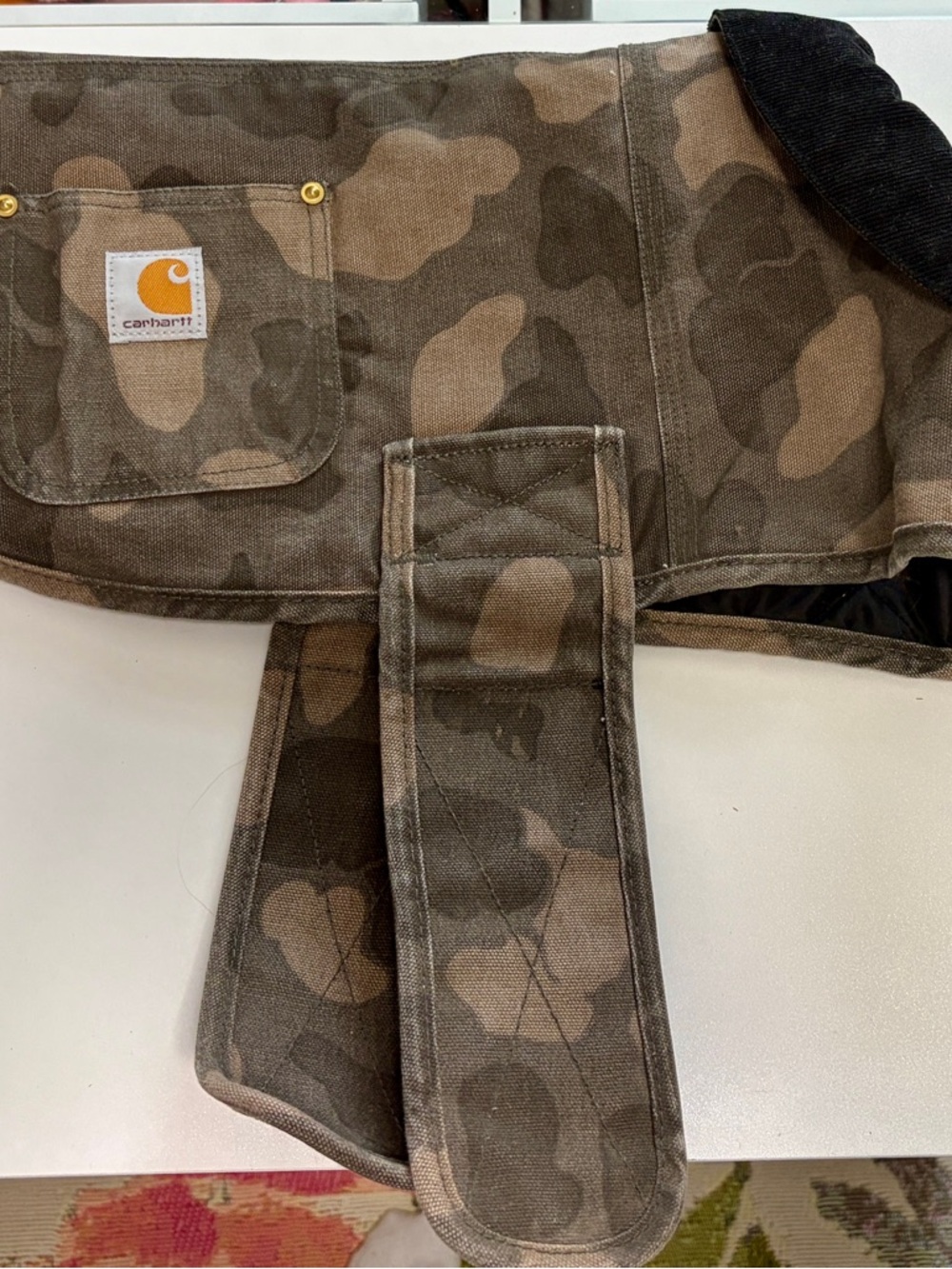 Carhartt Brown/Tan Camouflage Dog Chore Coat
